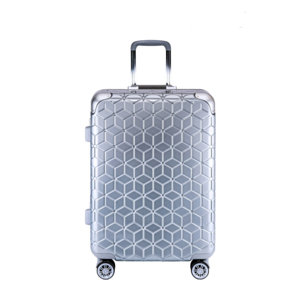 Travel Luggage Mersadie Collection. 100% Polycarbonate PC luggage, Aluminum Trolley, 360 wheels Spinner