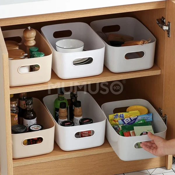 ตะกร้าเก็บของ กล่องเก็บของ กล่องใส่ของจุกจิก กล่องใส่ของใช้ ใส่ของอเนกประสงค์ เก็บผ้าเช็ดตัว