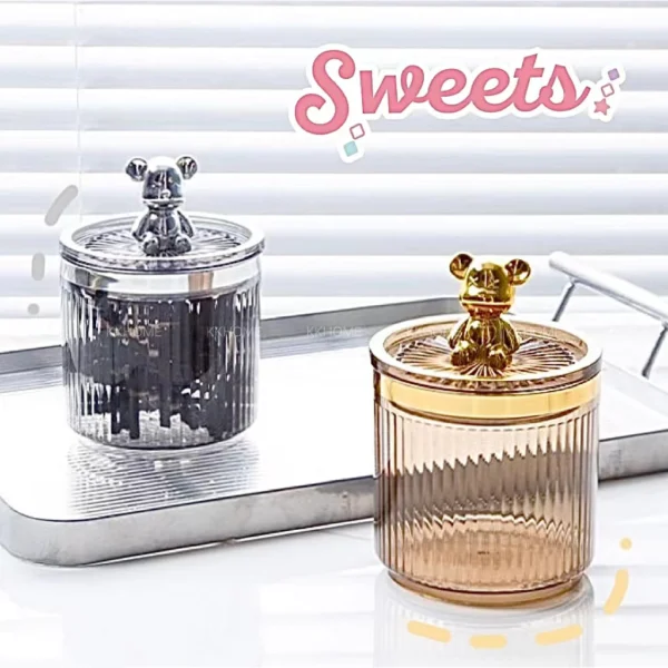 ที่ใส่สําลี ขนาดเล็ก กล่องเก็บของ กล่องใส่สําลี ที่ใส่สําลีก้านสําลี กล่องเก็บเครื่องสําอาง ขนาดเล็ก กล่องใส